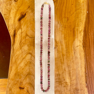 High Frequency Pink Tourmaline Necklace – Spiritual Jewelry for Healing