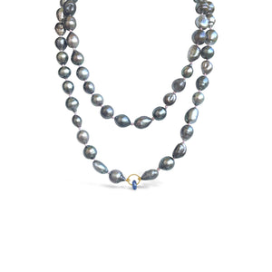 Tahitian Pearl 18K Necklace: Astrological Gem Aligned with The Moon